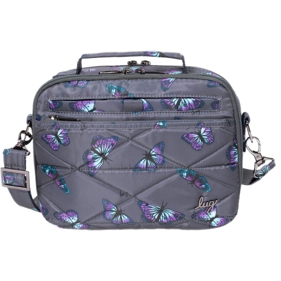 lug Bags Lug Crossbody Roundabout Xl Butterfly Gray Poshmark